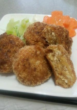 リメイクおかず☆麻婆コロッケ-レシピのメイン写真