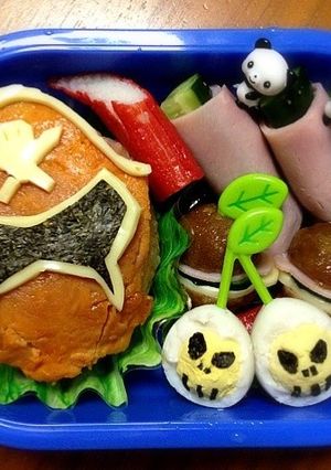 キャラ弁 ゴーカイジャー弁当-レシピのメイン写真
