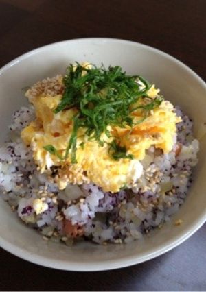 ♡ふわ卵しそ焼飯♡-レシピのメイン写真
