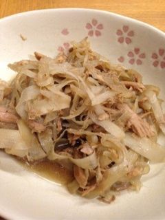 ツナとゴボウのさっと煮-レシピのメイン写真