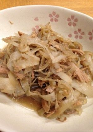 ツナとゴボウのさっと煮-レシピのメイン写真
