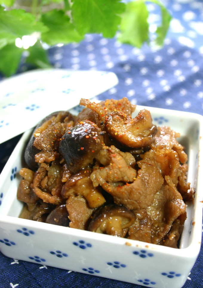 節約常備菜❖牛肉と椎茸の佃煮風-レシピのメイン写真