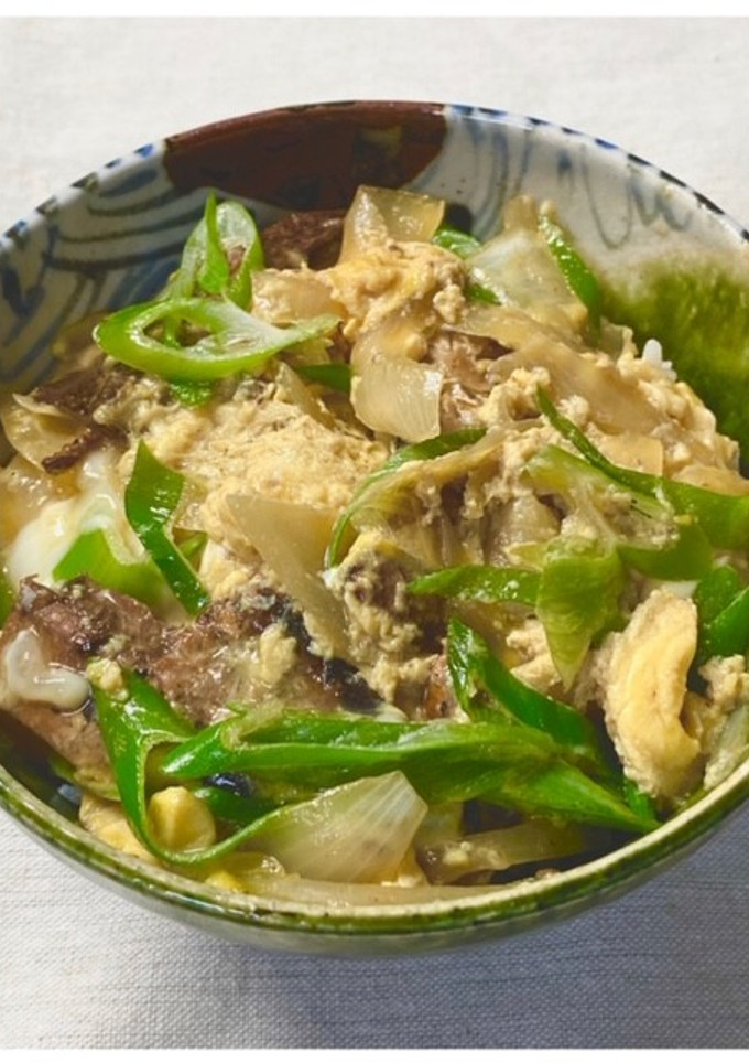 ＊簡(缶)単さんまの柳川風丼＊-レシピのメイン写真