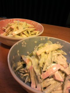 簡単♪激うま!かまぼこサラダ-レシピのメイン写真