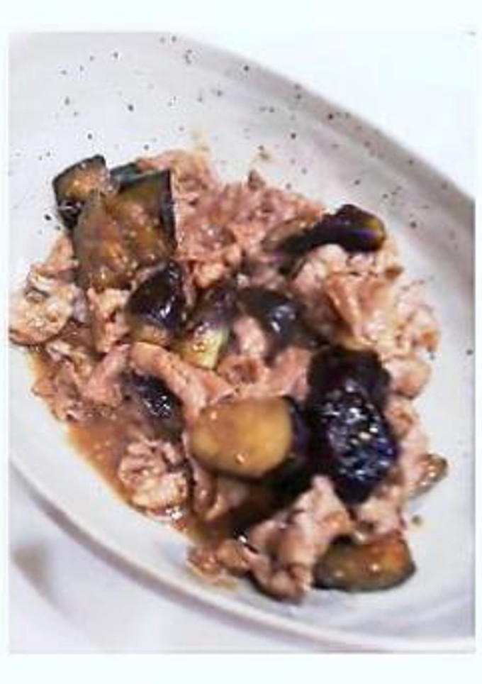 豚肉茄子のゴマミソ炒め-レシピのメイン写真
