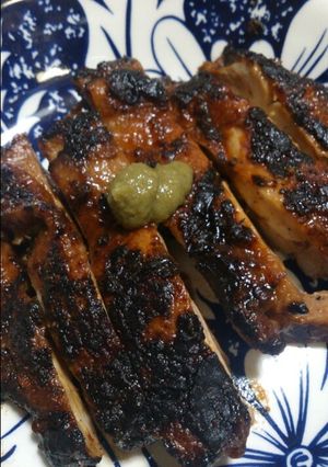 鶏もも肉の柚子味噌焼き-レシピのメイン写真