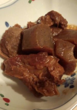 牛すじこんのどて煮風-レシピのメイン写真