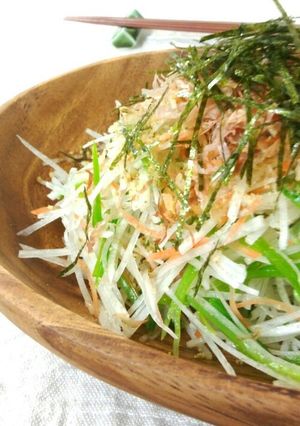 絹さやの味わいサラダ-レシピのメイン写真