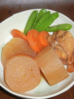 大根とニンジン&油揚げの味噌煮-レシピのメイン写真