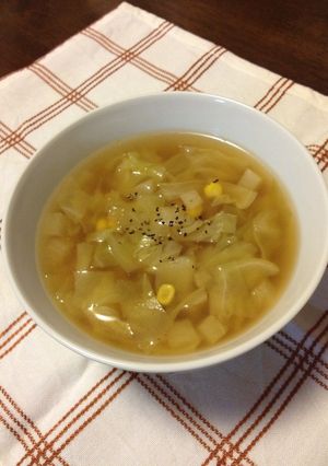 キャベツと大根のコンソメスープ-レシピのメイン写真
