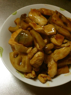 鶏胸肉とレンコンのオイスターソース炒め-レシピのメイン写真
