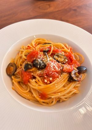 ミニトマトのプッタネスカ（ジョジョ飯）-レシピのメイン写真