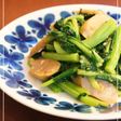 青菜とウインナーの醤油麹炒め