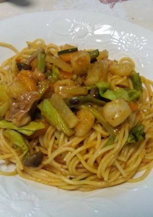 ハヤシライス風でナポリタン？-レシピのメイン写真