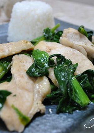 鶏肉とほうれん草の　ゆずこしょう炒め-レシピのメイン写真