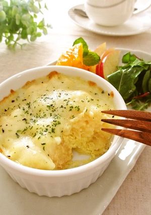 ふわふわ卵のパングラタン…-レシピのメイン写真