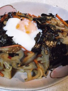 歯触りを楽しもう♪根菜のきんぴらパスタ-レシピのメイン写真