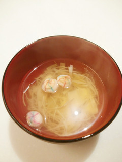 穂先が美味しい筍のお吸い物-レシピのメイン写真
