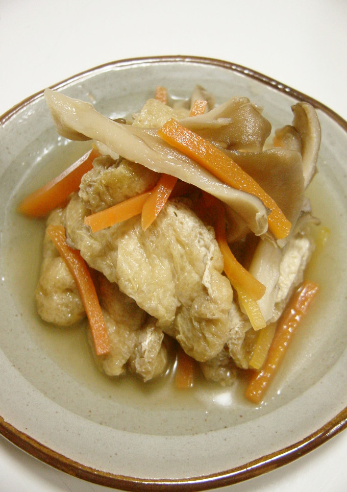 油揚げと舞茸の煮浸し-レシピのメイン写真