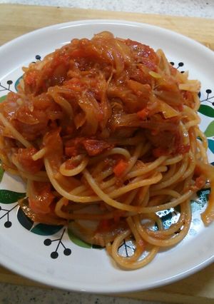 ランチにも！トマトのパスタ-レシピのメイン写真