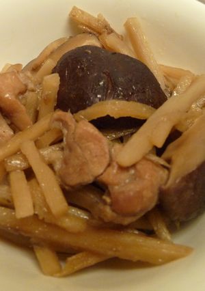 鶏肉と干し椎茸の煮物-レシピのメイン写真