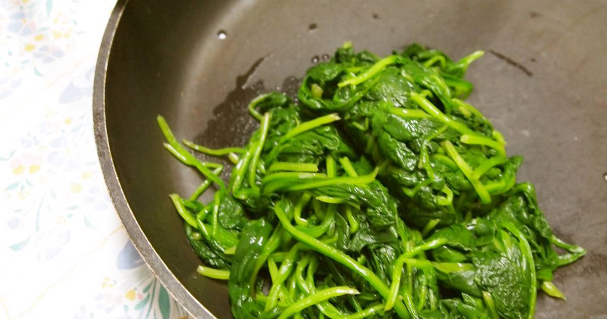 ほうれん草 セール 茹でる フライパン