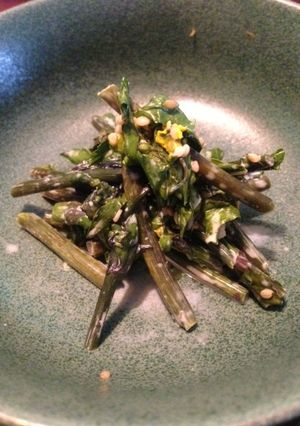 春を感じる大人味 簡単 紅菜苔の和え物-レシピのメイン写真