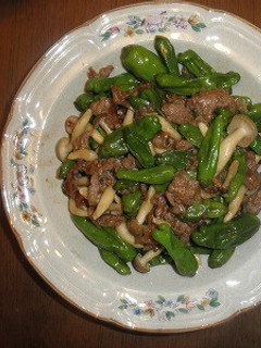 しし唐と牛肉のオイスターソース炒め-レシピのメイン写真