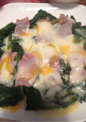 ほうれん草チーズ-レシピのメイン写真