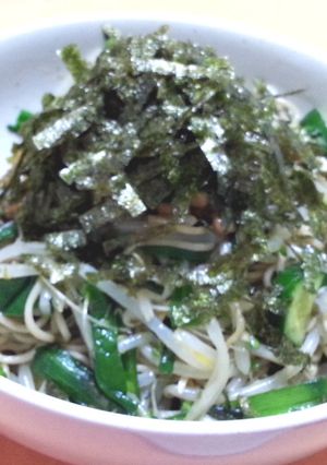 残っても安心！簡単納豆そばサラダ-レシピのメイン写真