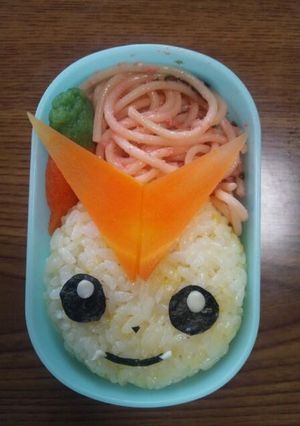 キャラ弁☆ポケモンビクティニ-レシピのメイン写真