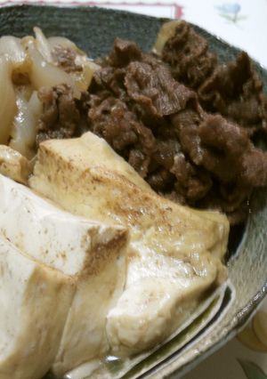 簡単　肉豆腐-レシピのメイン写真