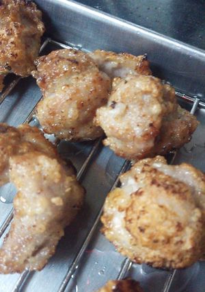 豚肉で塩麹唐揚げ-レシピのメイン写真