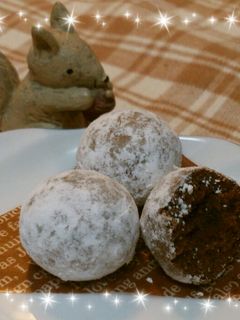 ココアのさっくりボウロクッキー-レシピのメイン写真