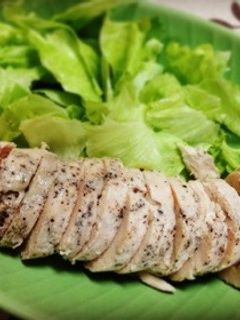 胸肉なのにジューシーな簡単鳥ハム♪-レシピのメイン写真