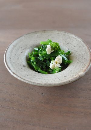 菜の花クリームチーズ和え-レシピのメイン写真