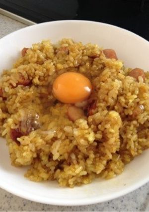 たまごからめてカレー炒飯-レシピのメイン写真