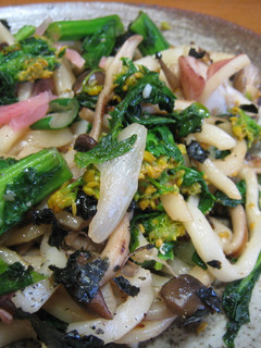 菜の花 de 焼きうどん-レシピのメイン写真