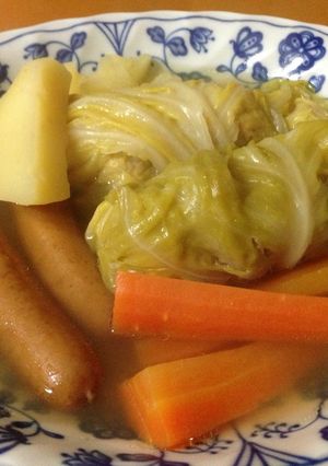 ロールキャベツ、ポトフ風-レシピのメイン写真