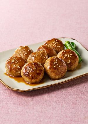 れんこんつくねの甘辛焼き-レシピのメイン写真