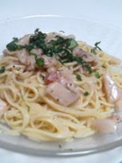 ★タラコとホタテの冷たいパスタ★-レシピのメイン写真