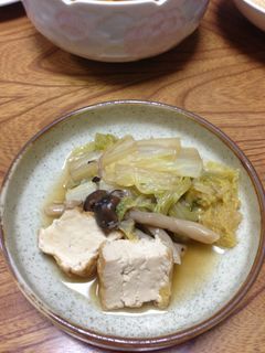 白菜と厚揚げの煮びたし-レシピのメイン写真