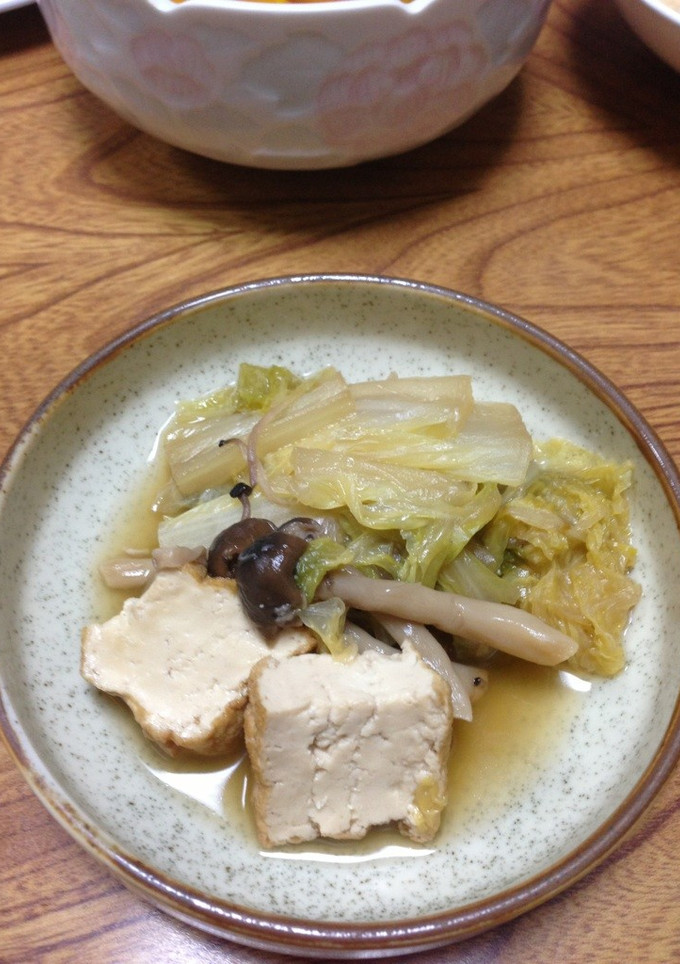 白菜と厚揚げの煮びたし-レシピのメイン写真