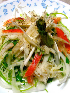 春野菜とカニカマのさわやかサラダ-レシピのメイン写真