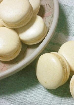 粉糖不要・かぼちゃマカロン・乾燥省略可能-レシピのメイン写真