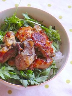揚げ焼き牡蠣のぽん酢丼-レシピのメイン写真