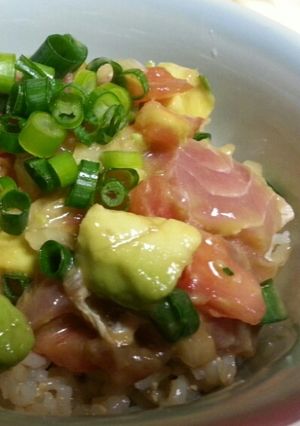 簡単、美味しいマグロのポキ丼-レシピのメイン写真