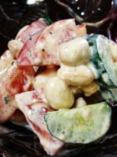 大豆水煮で☆簡単お豆のサラダ♬-レシピのメイン写真