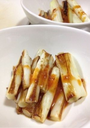 副菜：焼きねぎ うに醤油かけ-レシピのメイン写真