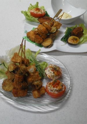葱まぐろの串カツ-レシピのメイン写真